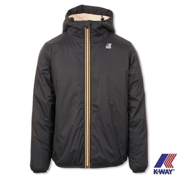 K-Way **NWT** Le Vrai 3.0 Claude Orsetto Unisex Jacket in Black Pure - Picture 10 of 12